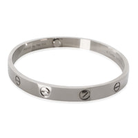 White Gold  Love Bracelet