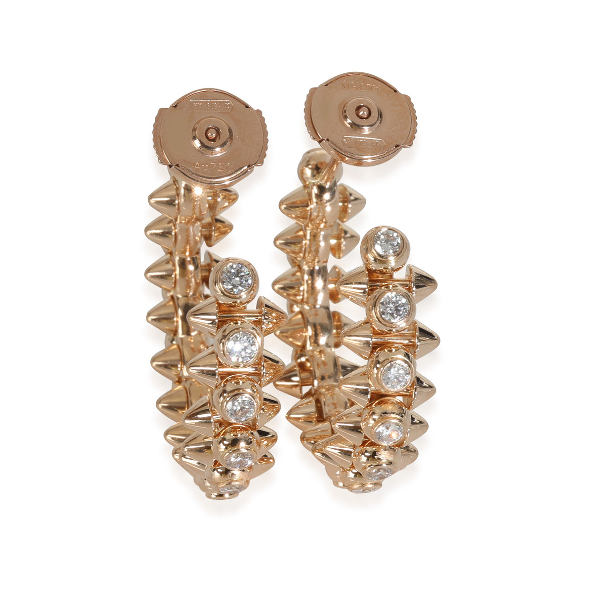 Rose Gold Diamond Clash de Cartier Earrings