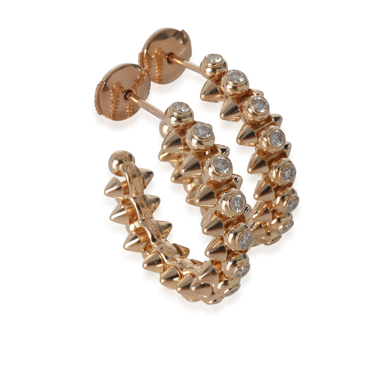 Rose Gold Diamond Clash de Cartier Earrings