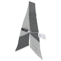 25A Black White Silk CC Slim Bandeau