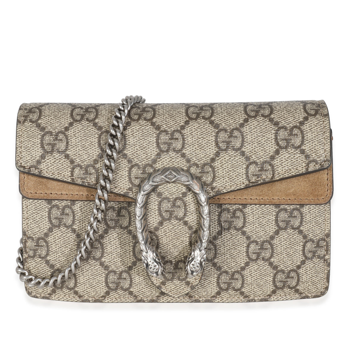 Beige GG Supreme Canvas Super Mini Dionysus