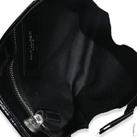 Black Quilted Patent Toy Loulou