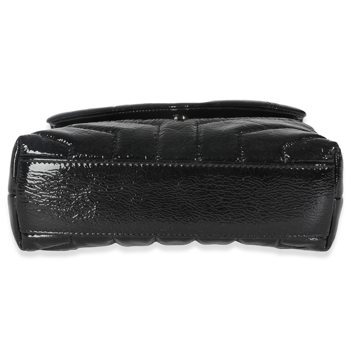 Black Quilted Patent Toy Loulou