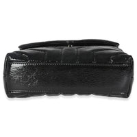 Black Quilted Patent Toy Loulou