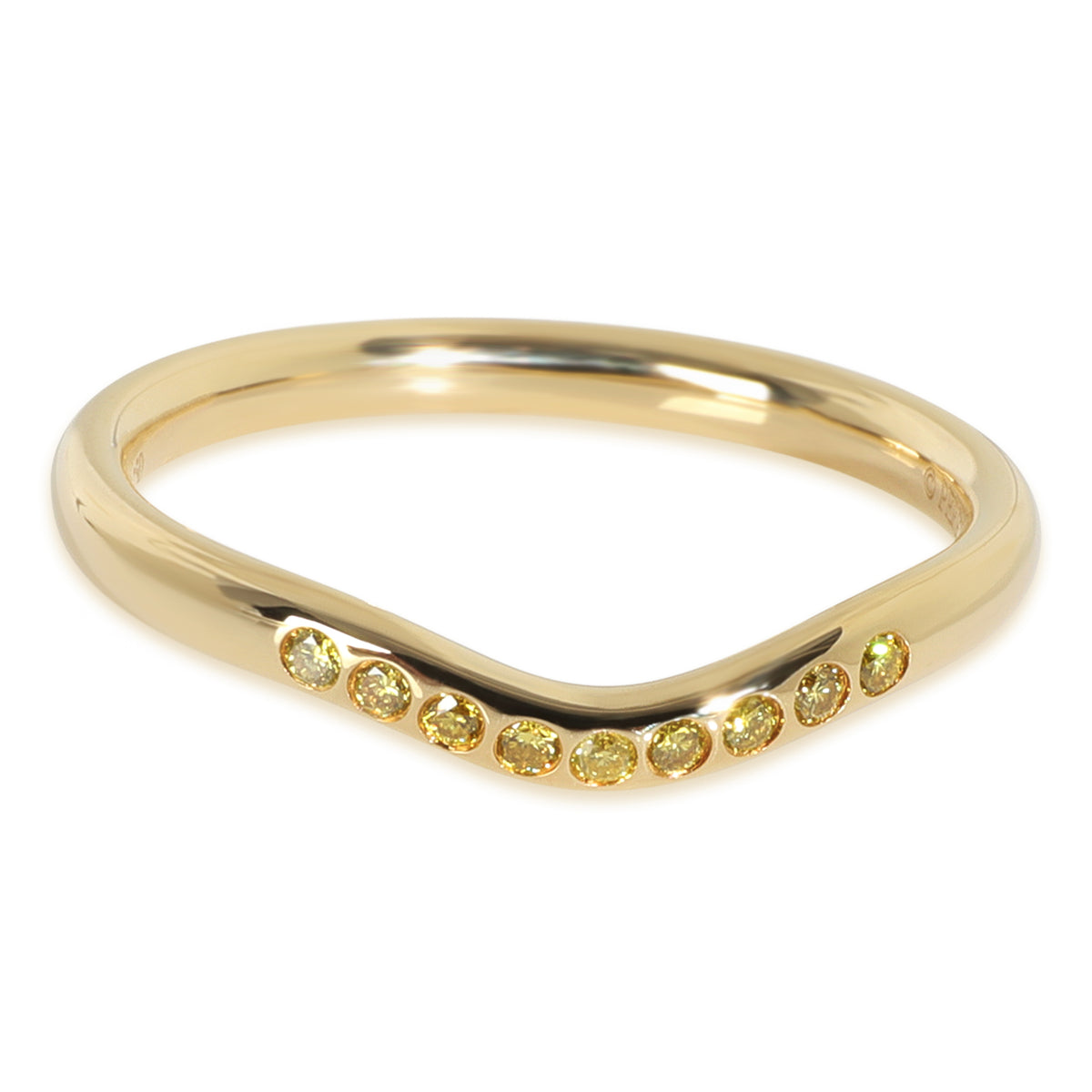 Yellow Gold Diamond Elsa Peretti Band