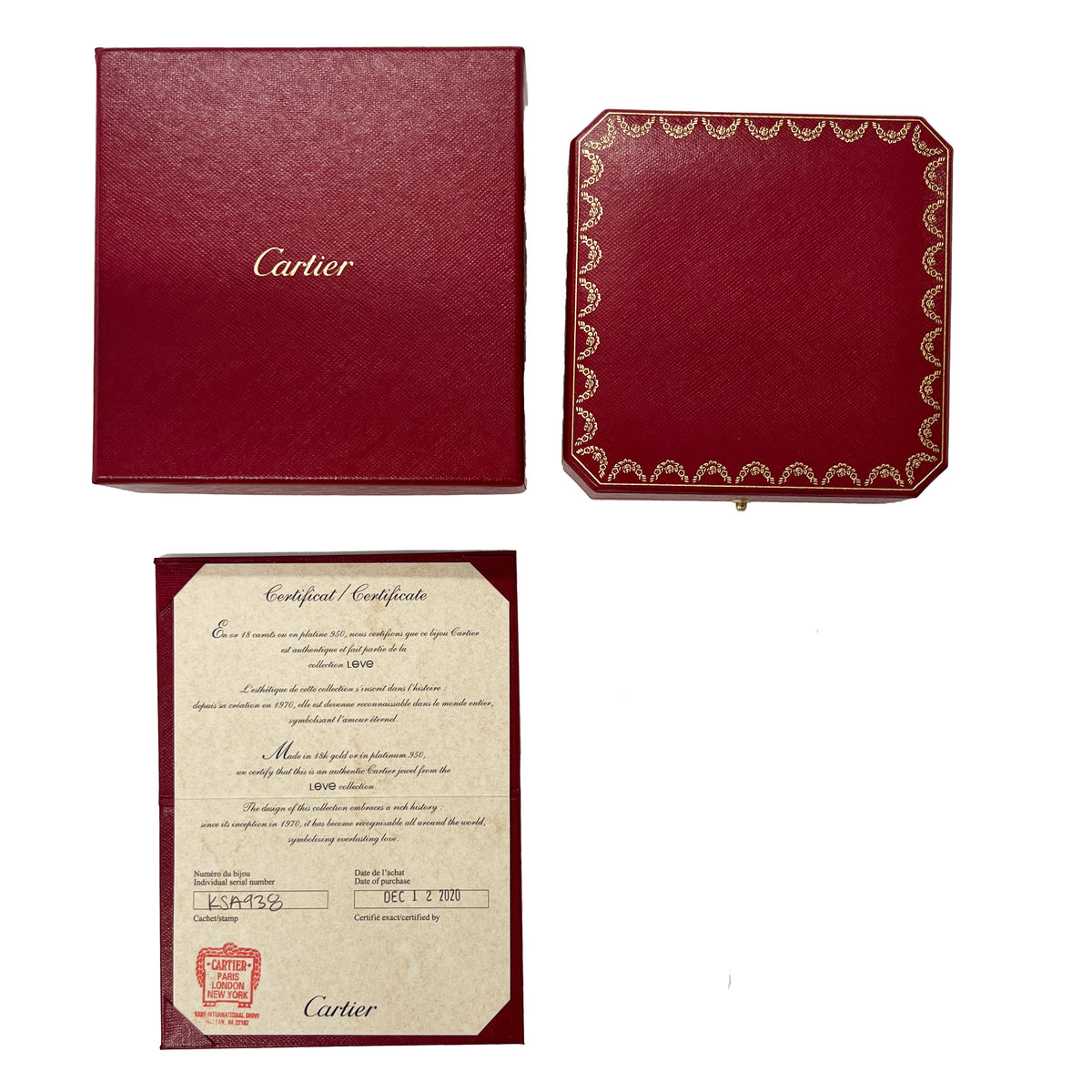 White Gold Diamond Love Necklace