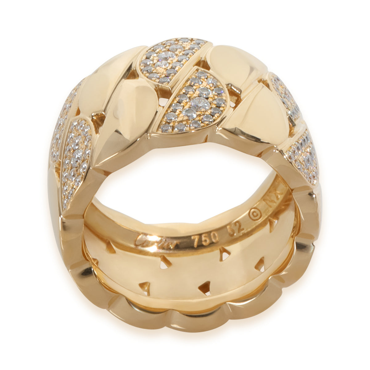 Cartier Yellow Gold Diamond La Dona Ring sv