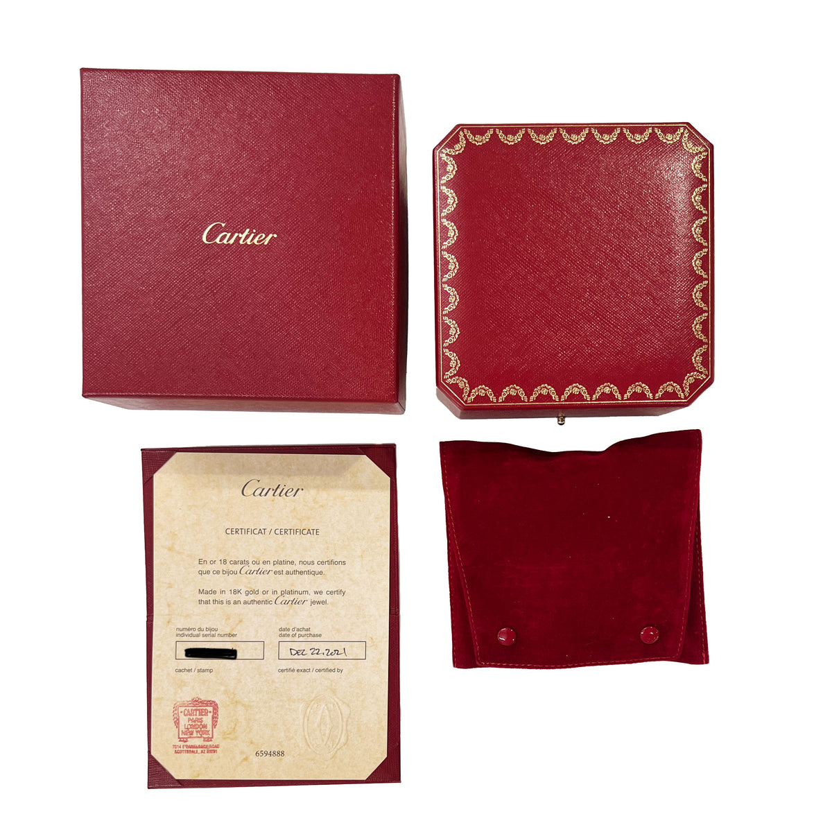 White Gold  Love Bracelet