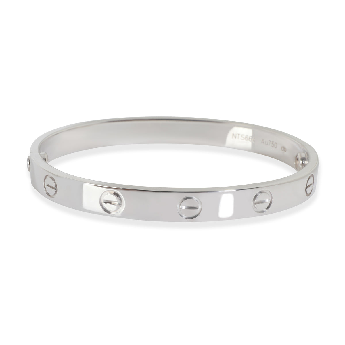 White Gold  Love Bracelet