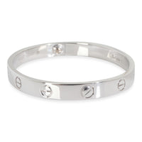 White Gold  Love Bracelet