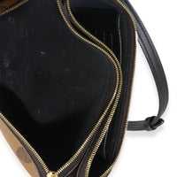 Reverse Monogram Giant Canvas Double Zip Pochette