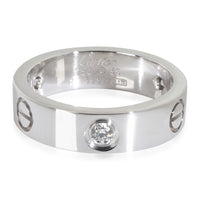 White Gold Diamond Love Ring