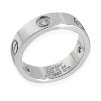 White Gold Diamond Love Ring