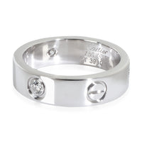 White Gold Diamond Love Ring
