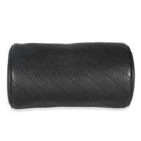 Gucci Black Diagonal Quilted Leather Mini Blondie Shoulder Bag Handbag stamp