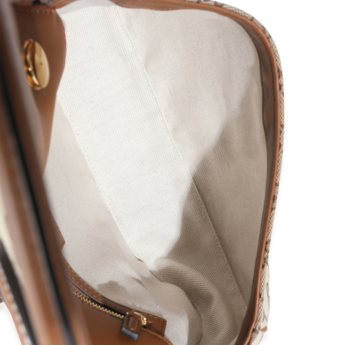 Beige GG Canvas Medium Blondie Bag