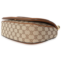 Beige GG Canvas Medium Blondie Bag