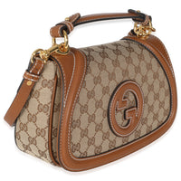 Beige GG Canvas Medium Blondie Bag