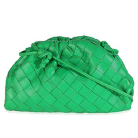 Bottega Veneta Parakeet Nappa Intrecciato The Mini Pouch Handbag bv
