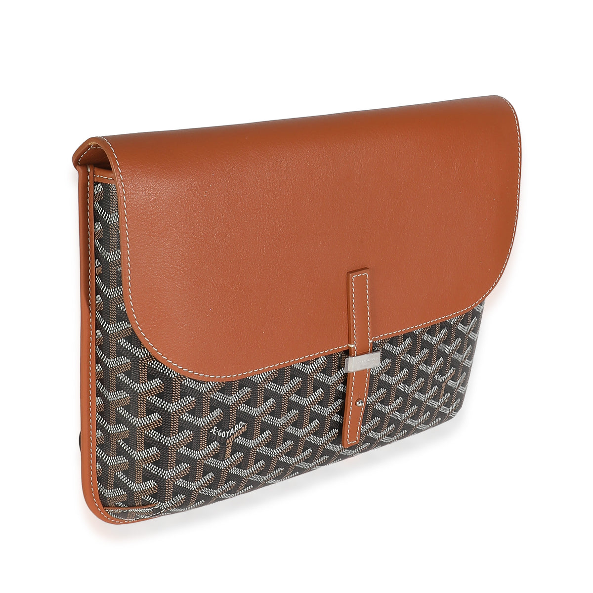 Gold Black Goyardine Canvas Coursier Messenger MM