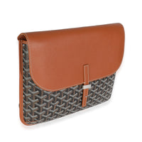 Gold Black Goyardine Canvas Coursier Messenger MM