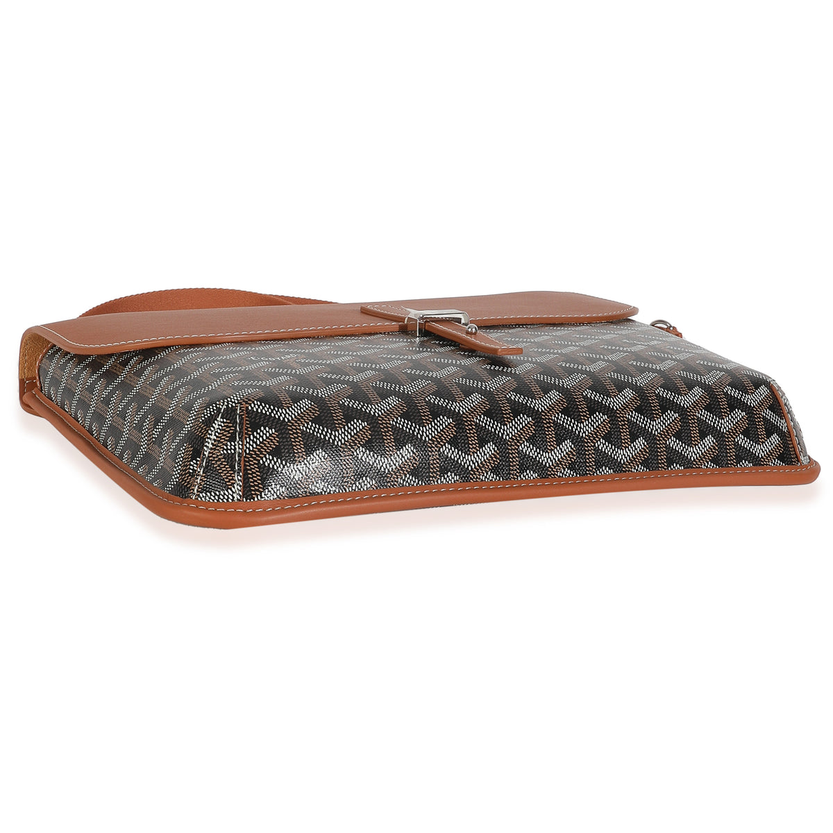 Gold Black Goyardine Canvas Coursier Messenger MM