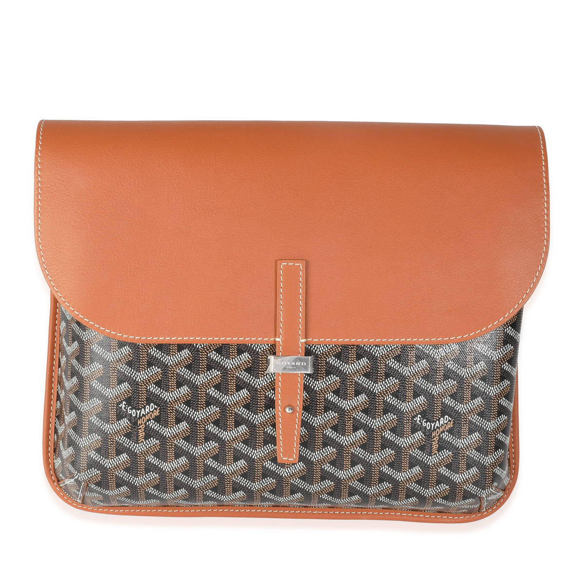 Gold Black Goyardine Canvas Coursier Messenger MM