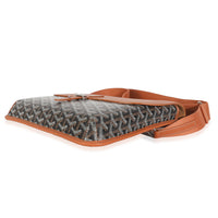 Gold Black Goyardine Canvas Coursier Messenger MM