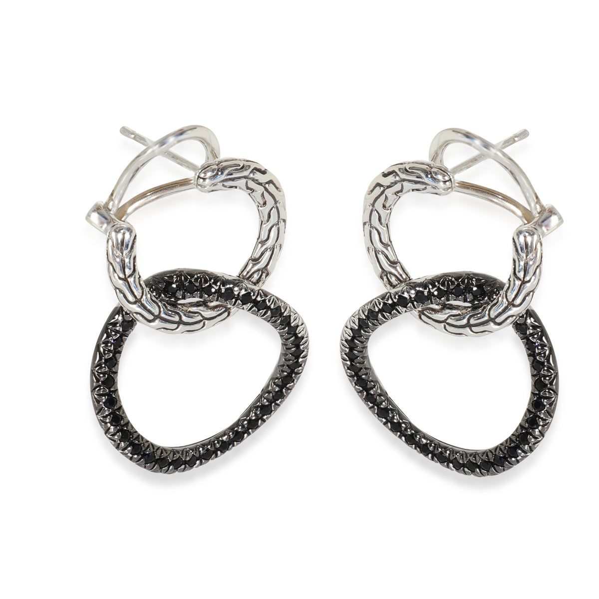 Sterling Silver Sapphire Classic Chain Earrings