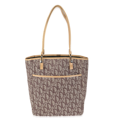 Beige Trotter Canvas Tote Bag