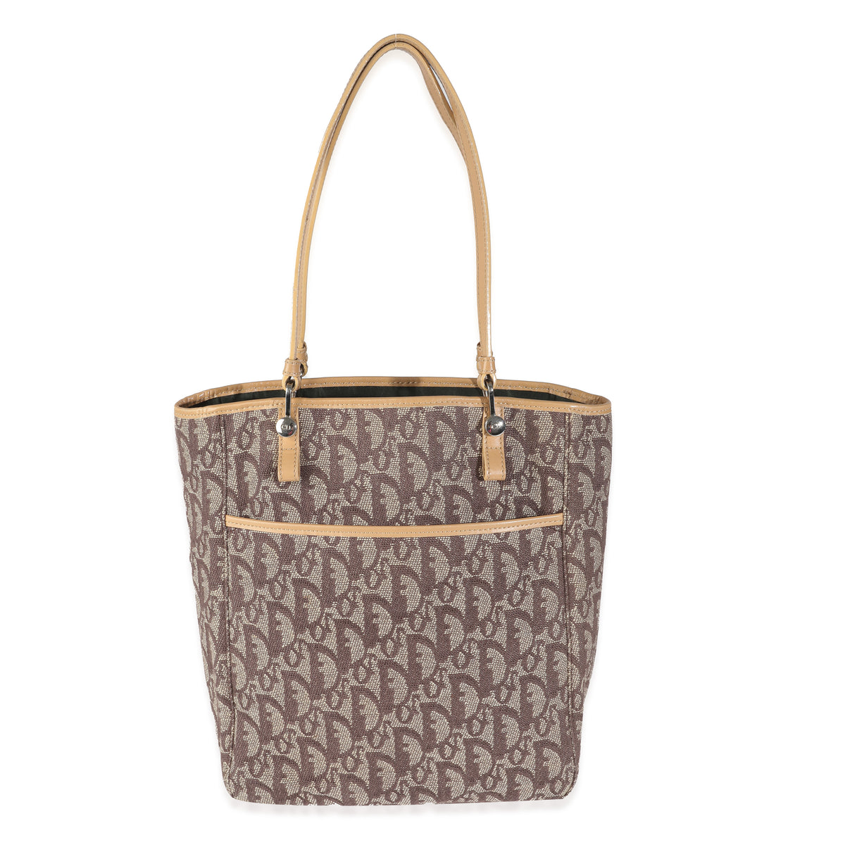 Beige Trotter Canvas Tote Bag