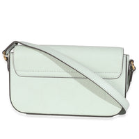 Gucci Pale Green Calfskin GG Super Mini Shoulder Bag Handbag bv