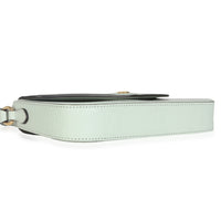 Gucci Pale Green Calfskin GG Super Mini Shoulder Bag Handbag clasp