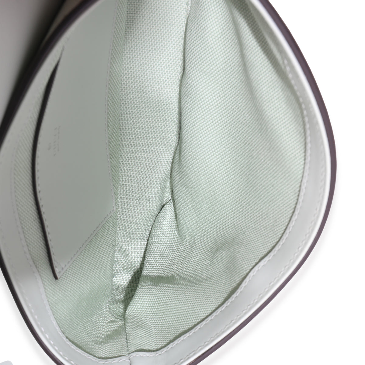 Pale Green Calfskin GG Super Mini Shoulder Bag