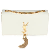 Crema Soft Grain De Poudre Medium Kate Tassel Satchel