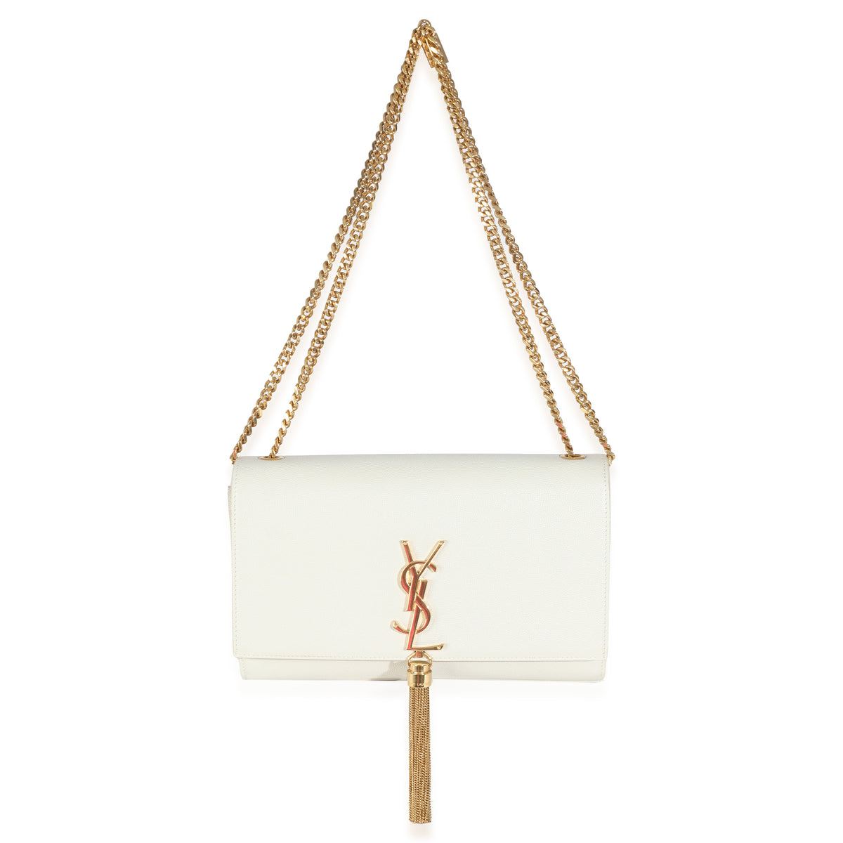 Crema Soft Grain De Poudre Medium Kate Tassel Satchel