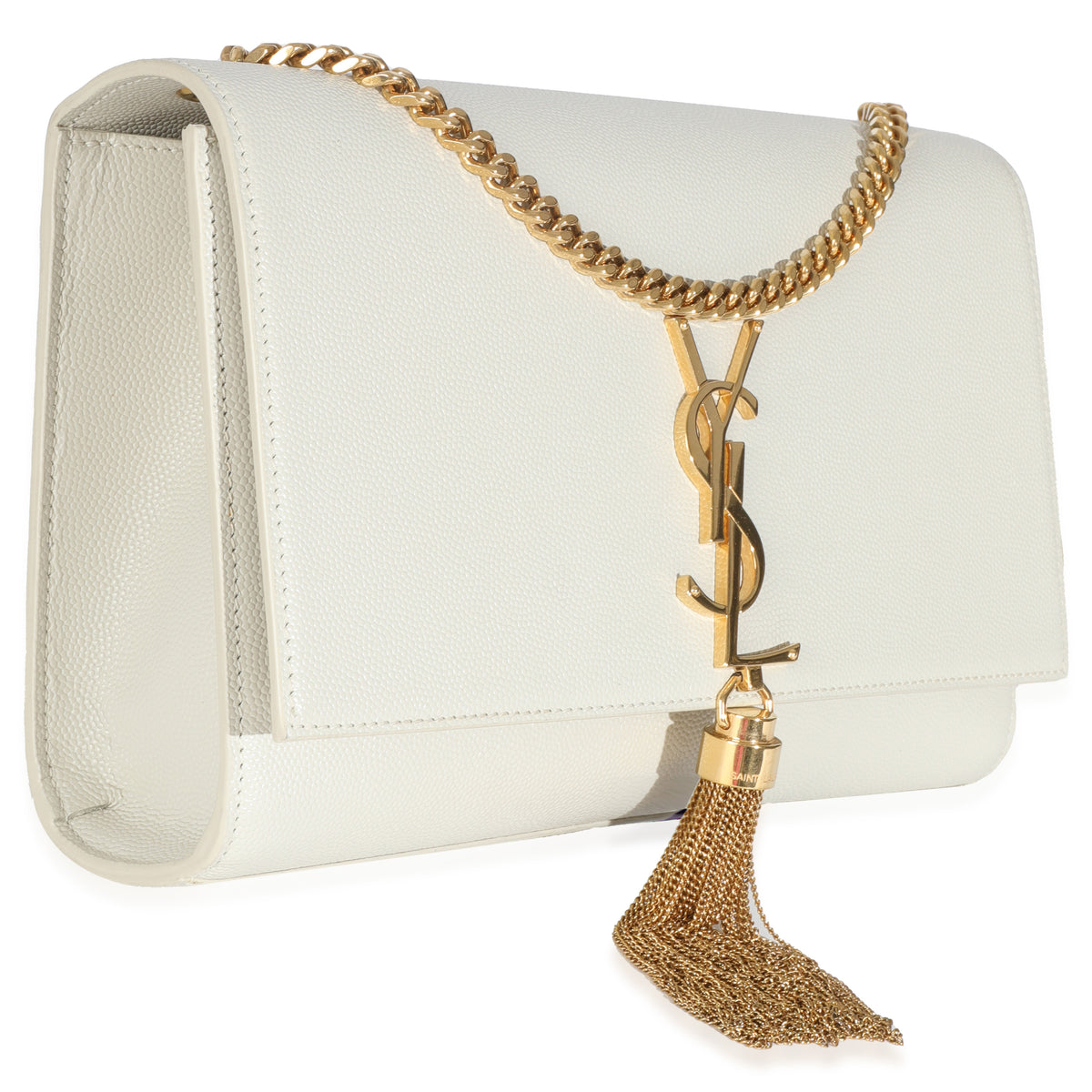 Crema Soft Grain De Poudre Medium Kate Tassel Satchel