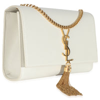 Crema Soft Grain De Poudre Medium Kate Tassel Satchel