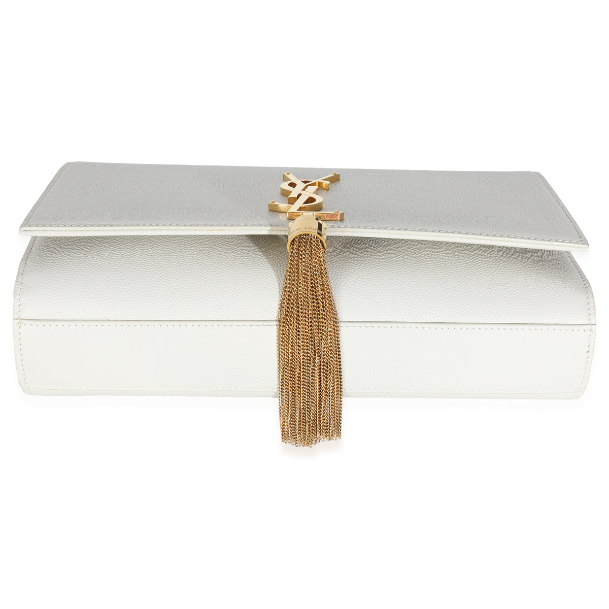 Crema Soft Grain De Poudre Medium Kate Tassel Satchel