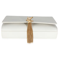 Crema Soft Grain De Poudre Medium Kate Tassel Satchel