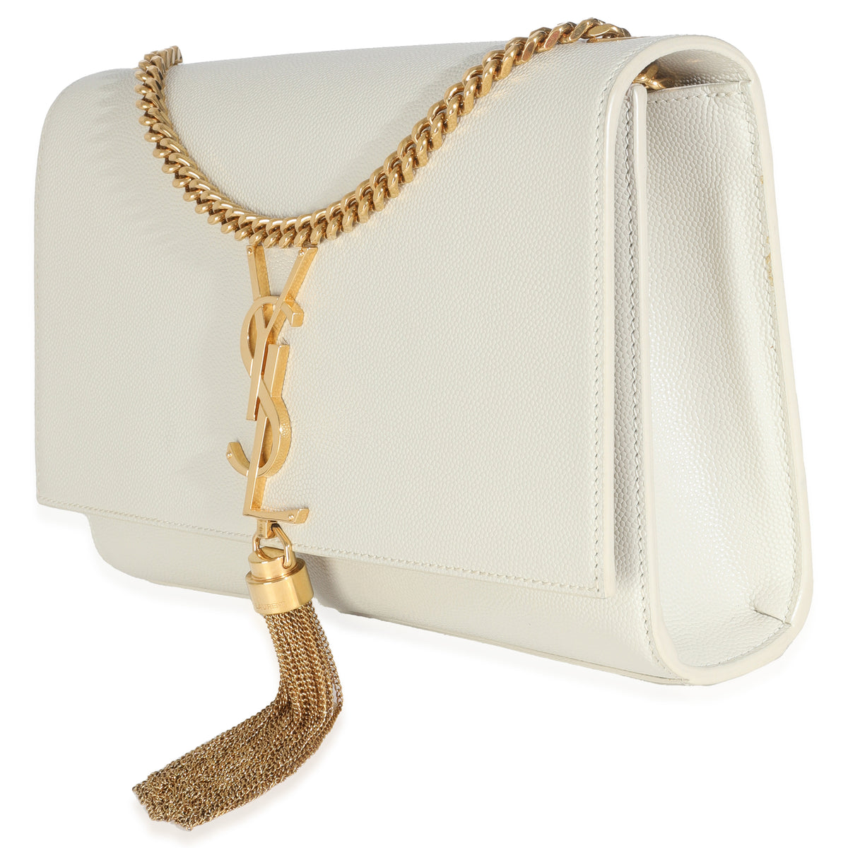 Crema Soft Grain De Poudre Medium Kate Tassel Satchel