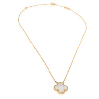 Yellow Gold Mother Of Pearl Vintage Alhambra Pendant