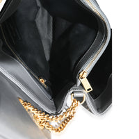 Grey Calfskin Y Quilted Medium Loulou Chain Satchel