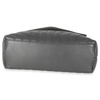 Grey Calfskin Y Quilted Medium Loulou Chain Satchel