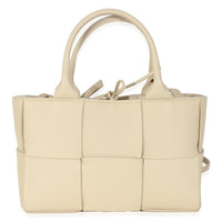 Beige Maxi Intrecciato Mini Arco Tote