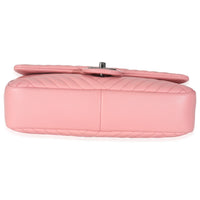 Pink Lambskin Medium CC Crossing Flap Bag