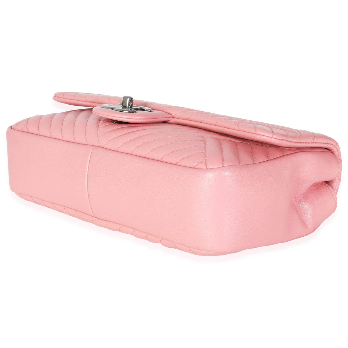 Pink Lambskin Medium CC Crossing Flap Bag