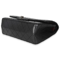 Black Aged Quilted Calfskin 2.55 Small Reissue 225 Flap Bag