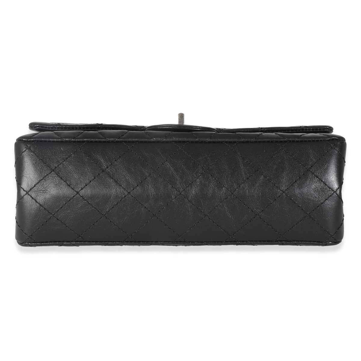 Black Aged Quilted Calfskin 2.55 Small Reissue 225 Flap Bag
