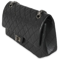 Black Aged Quilted Calfskin 2.55 Small Reissue 225 Flap Bag